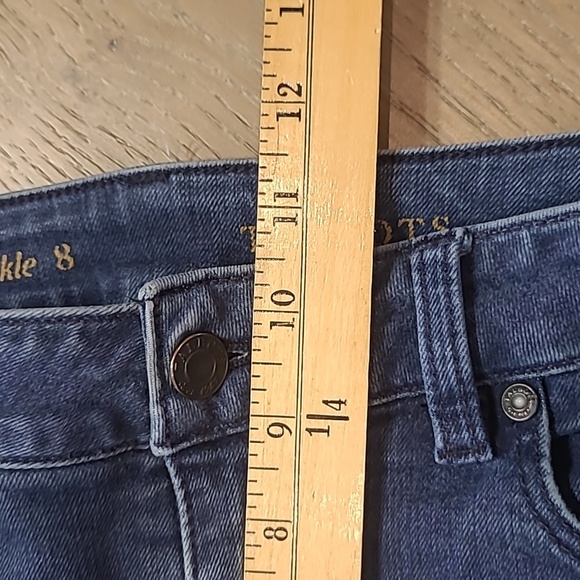 Talbots Jeans Women's sz 8 Heritage Ankle Mid Rise Denim Jean - Picture 12 of 14